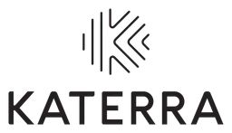 Katerra logo, black version, on a transparent background