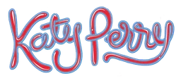 Katy Perry logo, horizontal version, on a transparent background