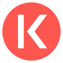 Kava logo, icon version, on a transparent background