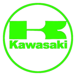 Kawasaki のロゴ、アイコンバージョン（背景透過）