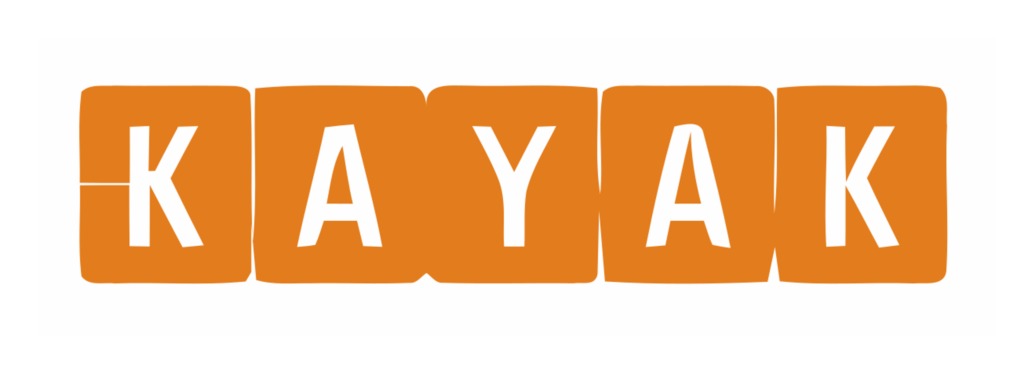 Kayak logo on a transparent background