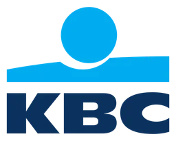 KBC logo, horizontal version, on a transparent background