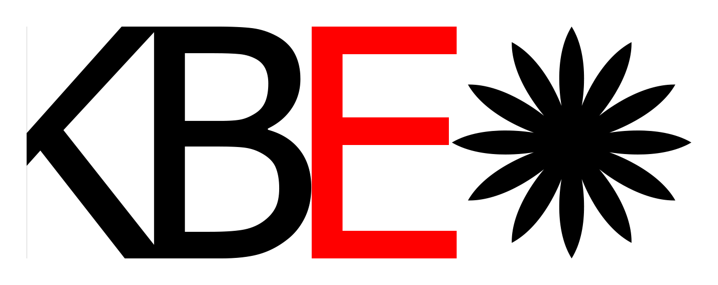 Kbe logo on a transparent background