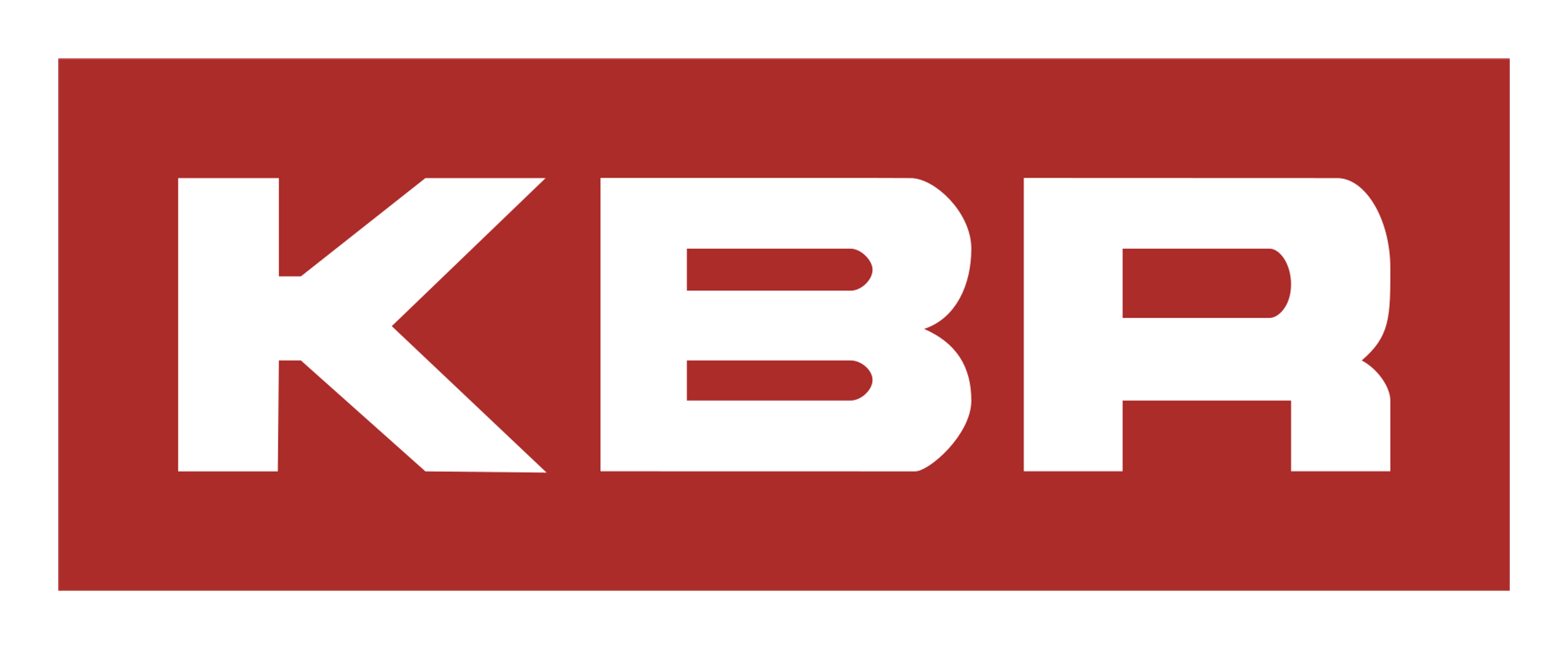 KBR logo on a transparent background