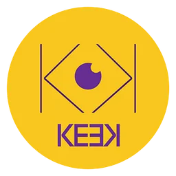 Logo de Keek, versión icono, sobre fondo transparente