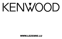 Kenwood logo, black version, on a transparent background