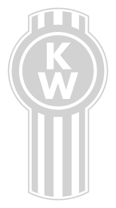 Kenworth logo, white version, on a transparent background