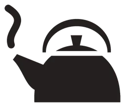 Kettle logo, black icon version, on a transparent background