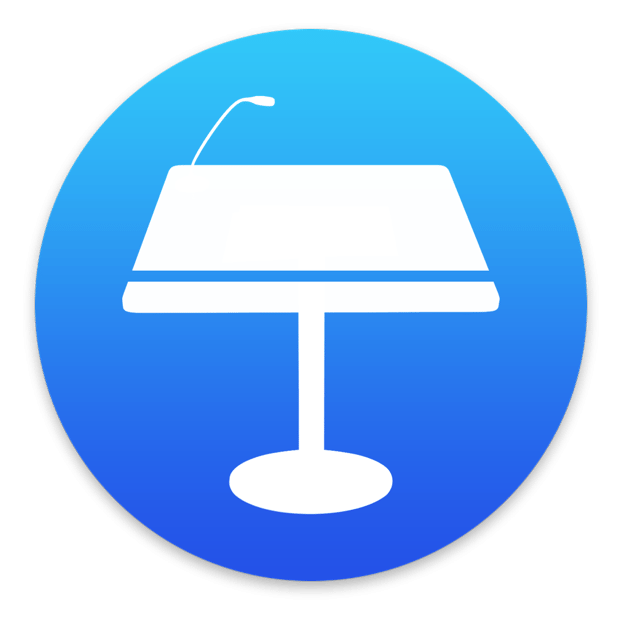 Keynote logo on a transparent background