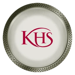 KHS logo, monochrome icon version, on a transparent background