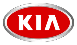 Kia logo, horizontal version, on a transparent background