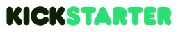Kickstarter logo, wordmark version, on a transparent background