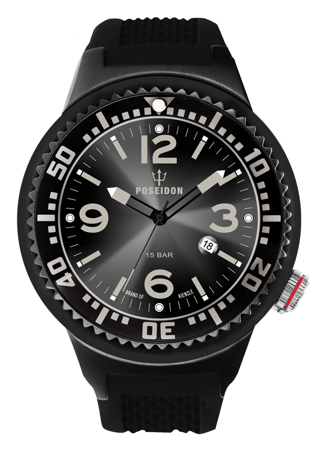Kienzle Uhren logo, black version, on a transparent background