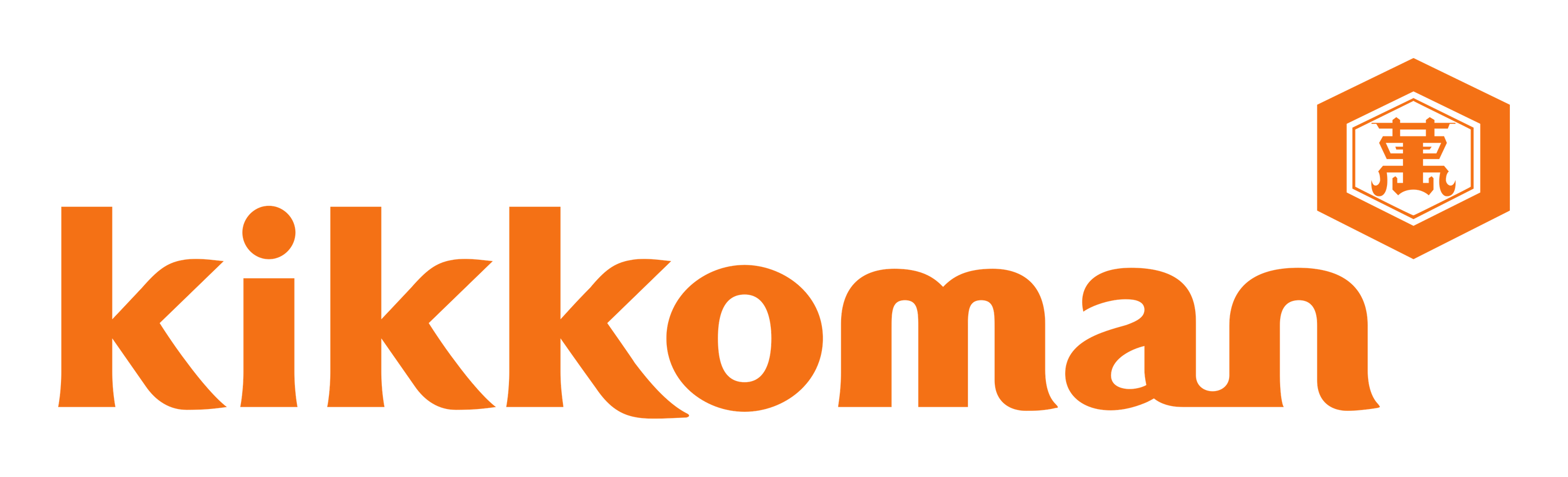 Kikkoman logo on a transparent background