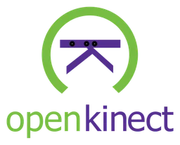 Kinect logo, horizontal version, on a transparent background