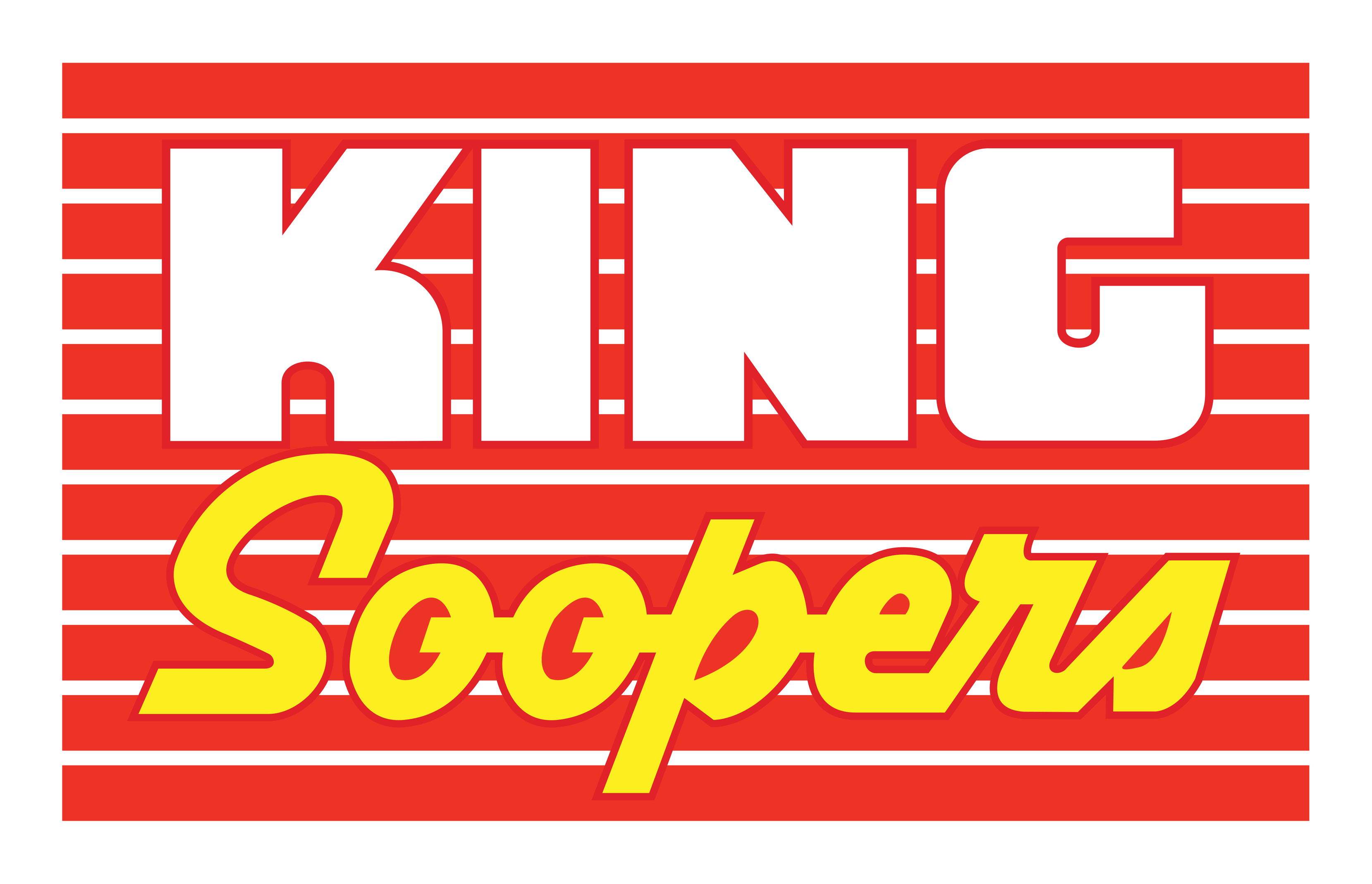 King Soopers logo on a transparent background