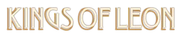 Kings of Leon logo, wordmark version, on a transparent background