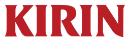 Kirin logo, wordmark version, on a transparent background