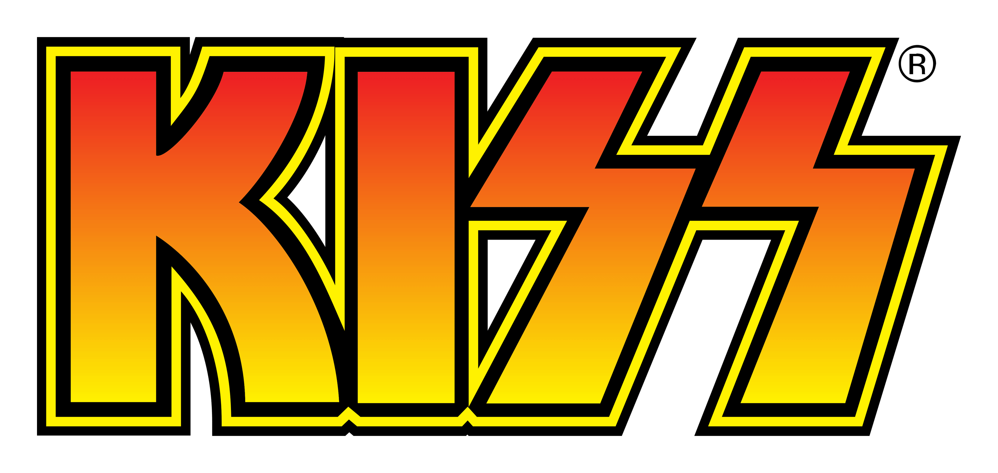 Kiss logo on a transparent background