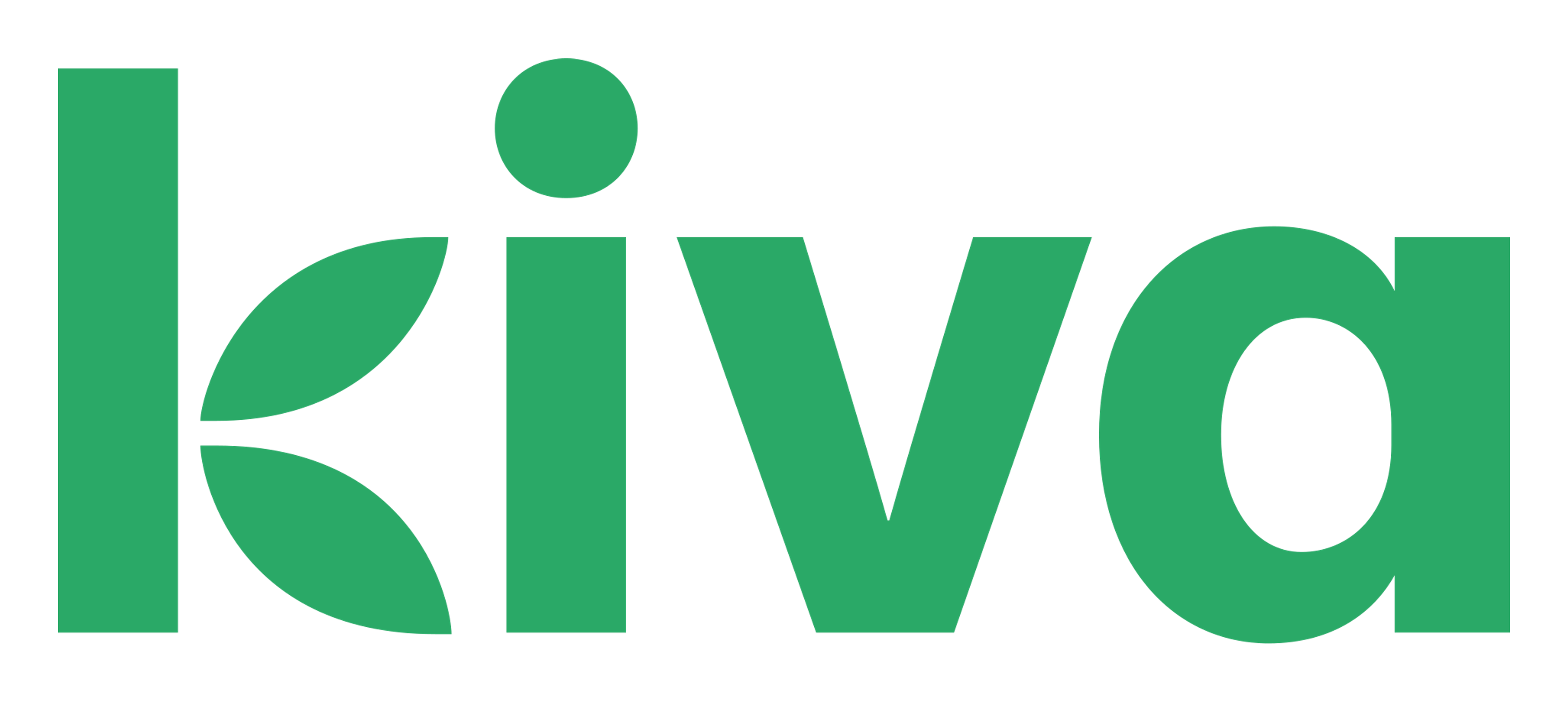 Kiva logo on a transparent background