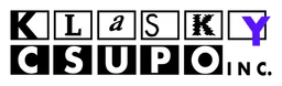 Klasky Csupo logo, monochrome wordmark version, on a transparent background
