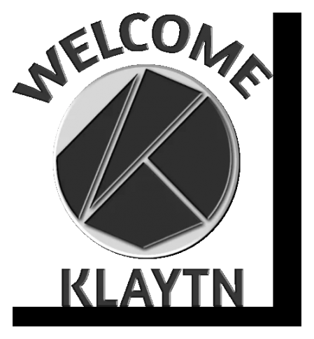 Klaytn logo, black icon version, on a transparent background