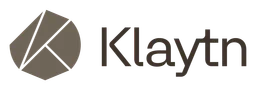 Klaytn logo, black wordmark version, on a transparent background