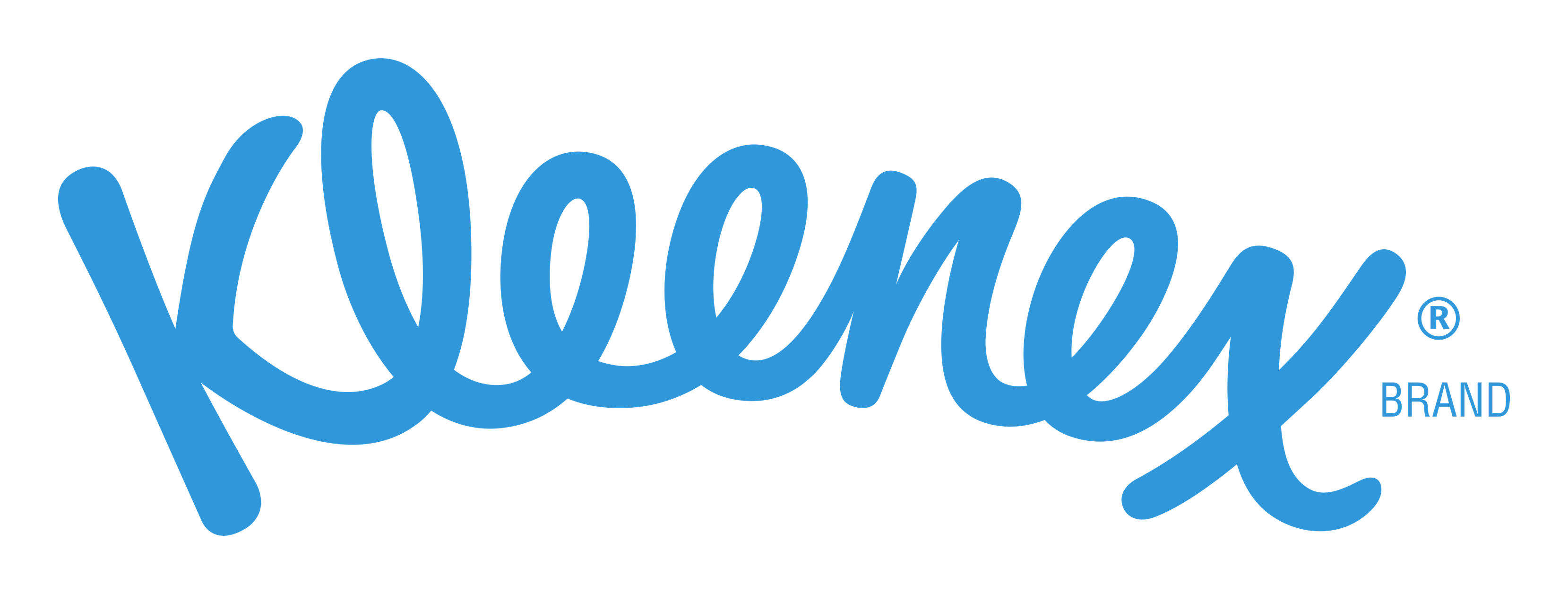 Logo da Kleenex em fundo transparente