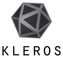 Kleros logo, black icon version, on a transparent background