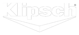 Klipsch logo, white wordmark version, on a transparent background