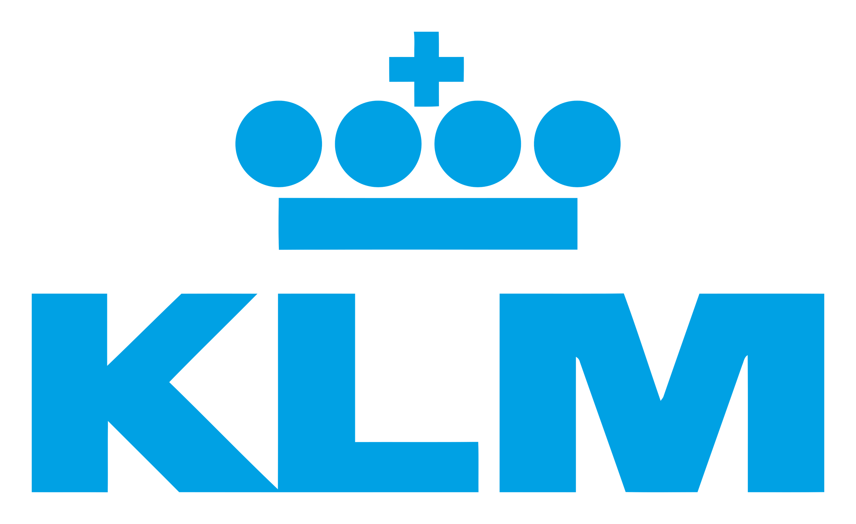 KLM logo on a transparent background