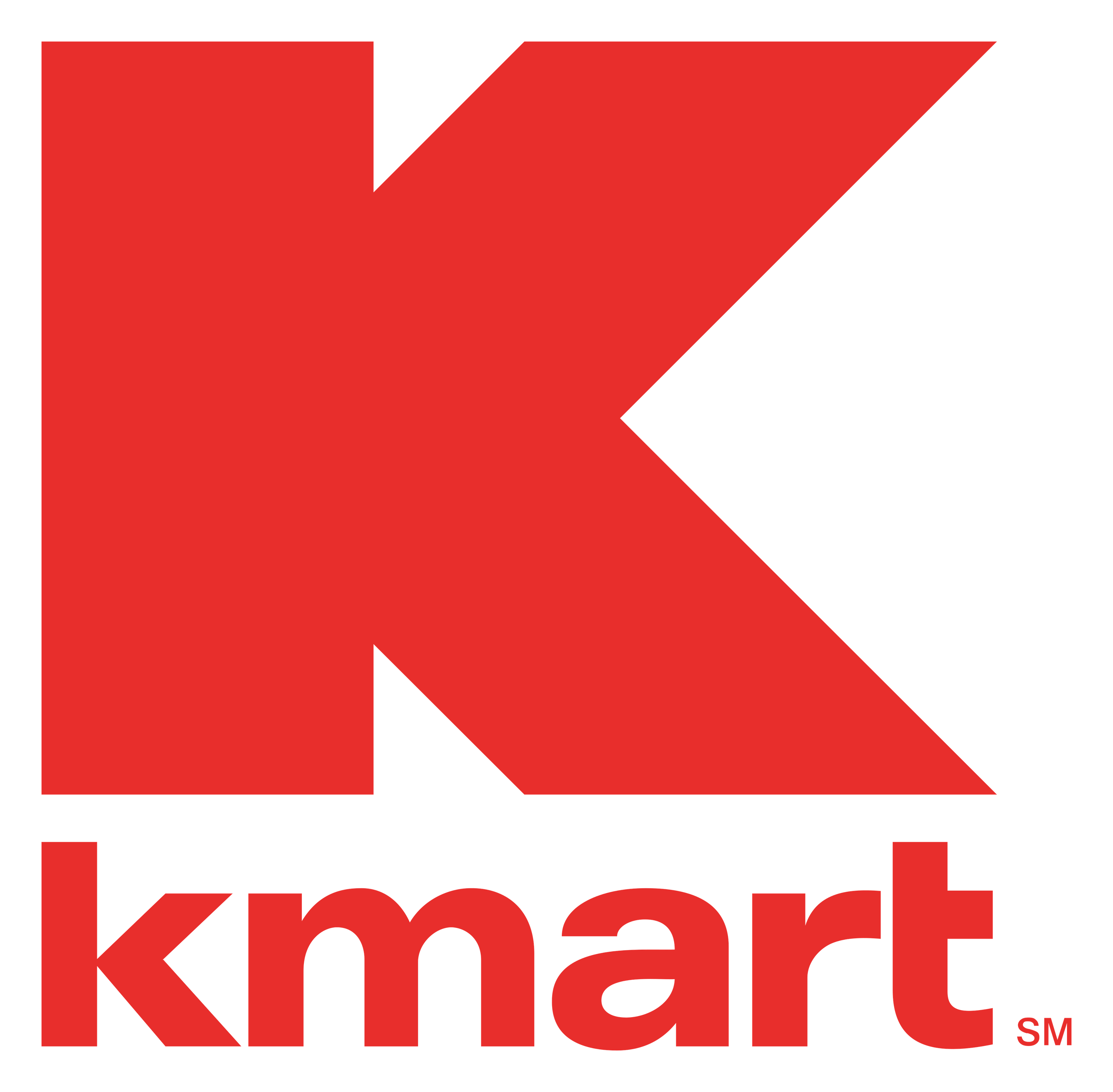 Kmart logo on a transparent background