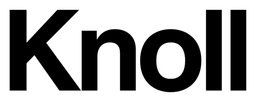 Knoll logo, black wordmark version, on a transparent background
