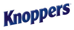 Logo de Knoppers, versión logotipo, sobre fondo transparente