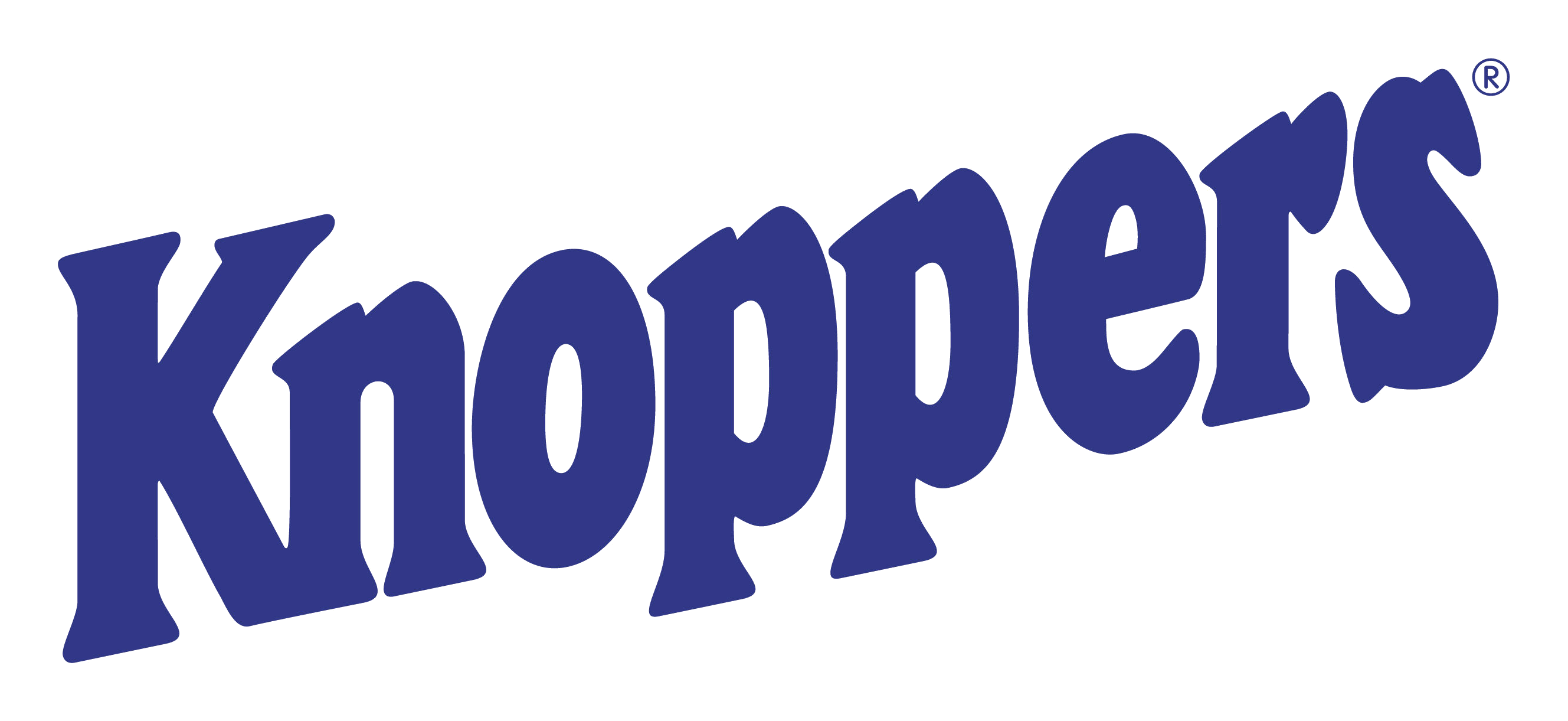 Logo de Knoppers sobre fondo transparente