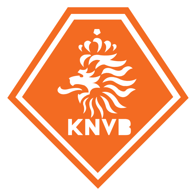 KNVB logo on a transparent background