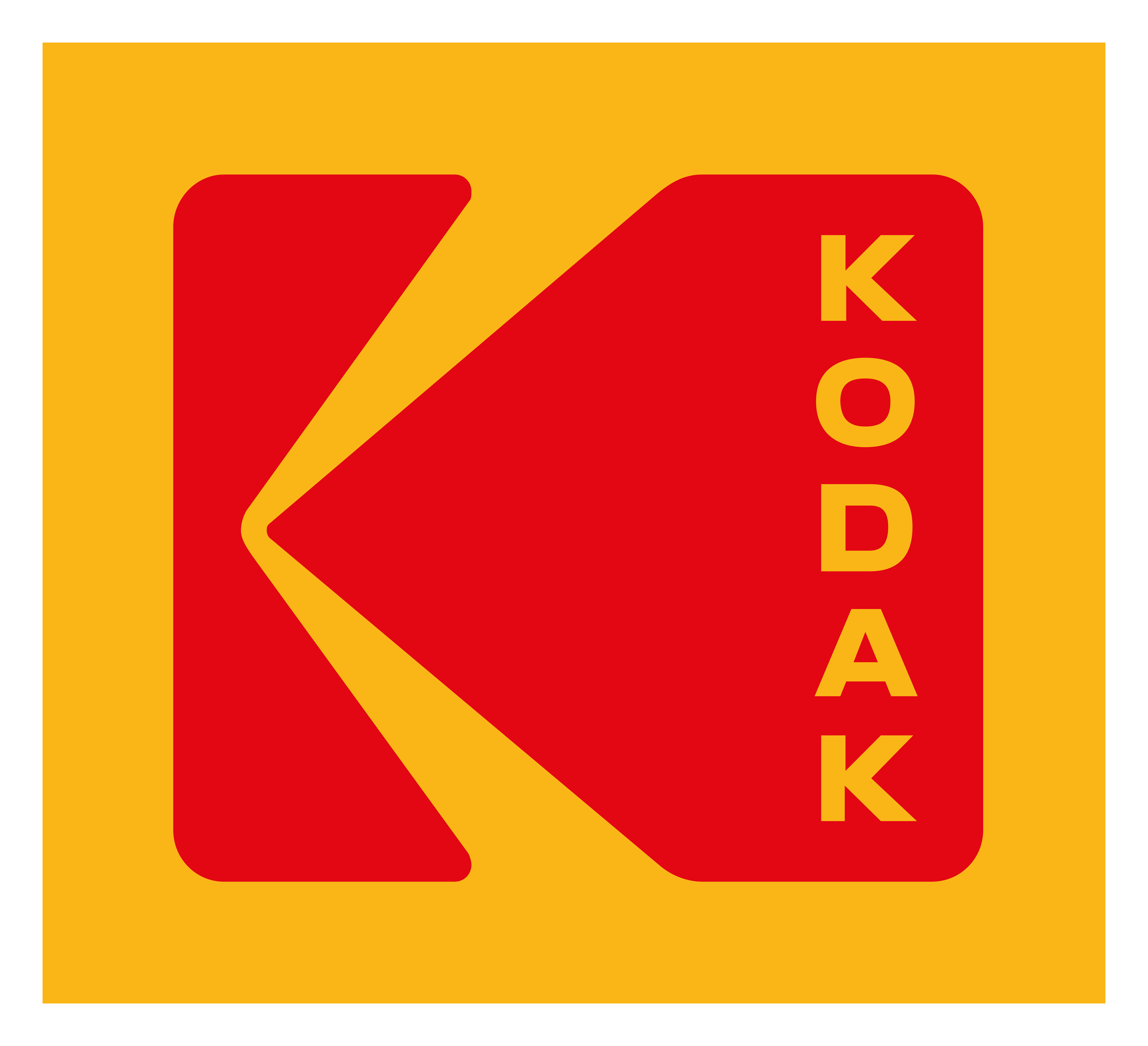 Kodak logo on a transparent background