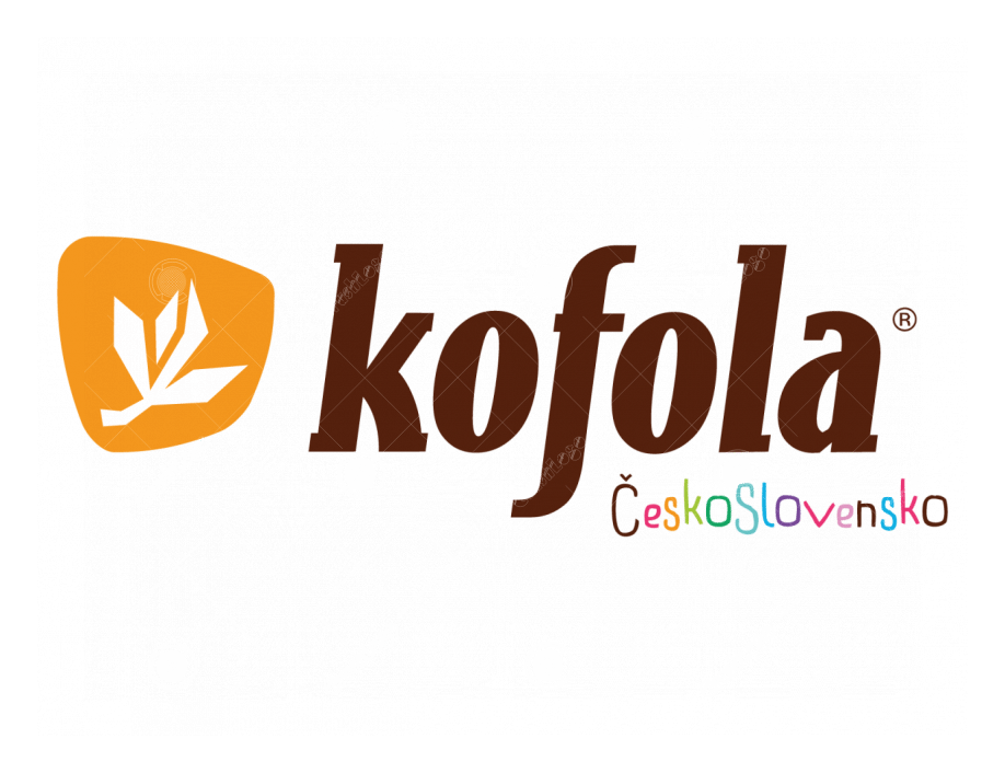 Kofola logo on a transparent background