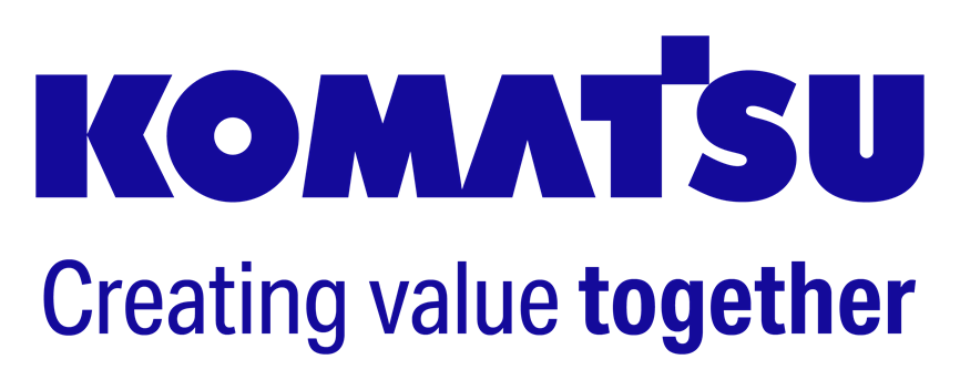 Komatsu logo on a transparent background