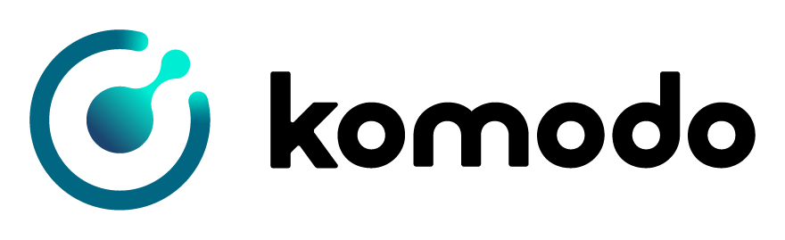 Komodo logo on a transparent background