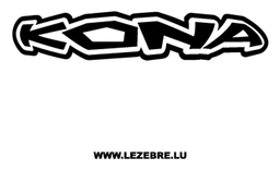 Kona logo, black version, on a transparent background