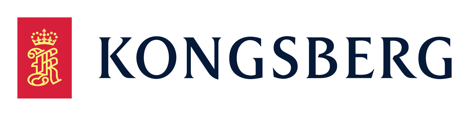Kongsberg logo on a transparent background