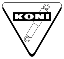 Koni logo, monochrome icon version, on a transparent background
