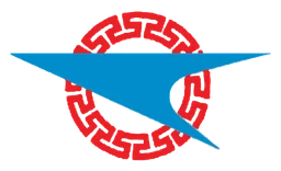 Korean Air logo, horizontal version, on a transparent background