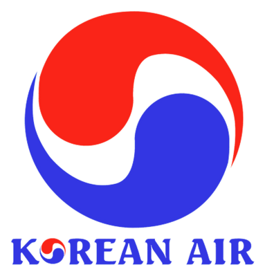 Korean Air logo, icon version, on a transparent background
