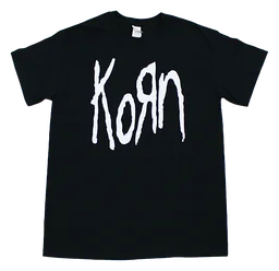 Korn logo, black icon version, on a transparent background