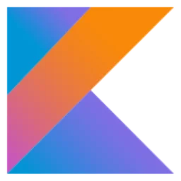 Kotlin logo, icon version, on a transparent background