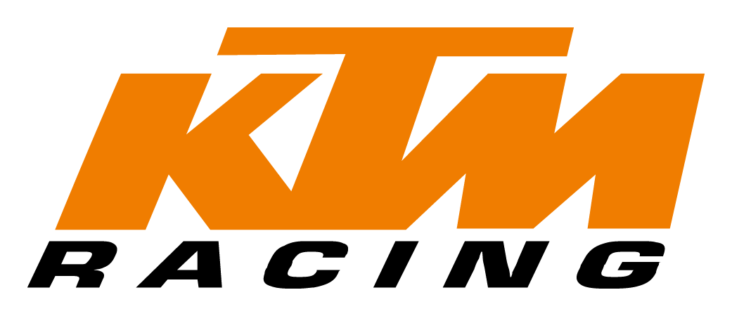 KTM Racing logo on a transparent background