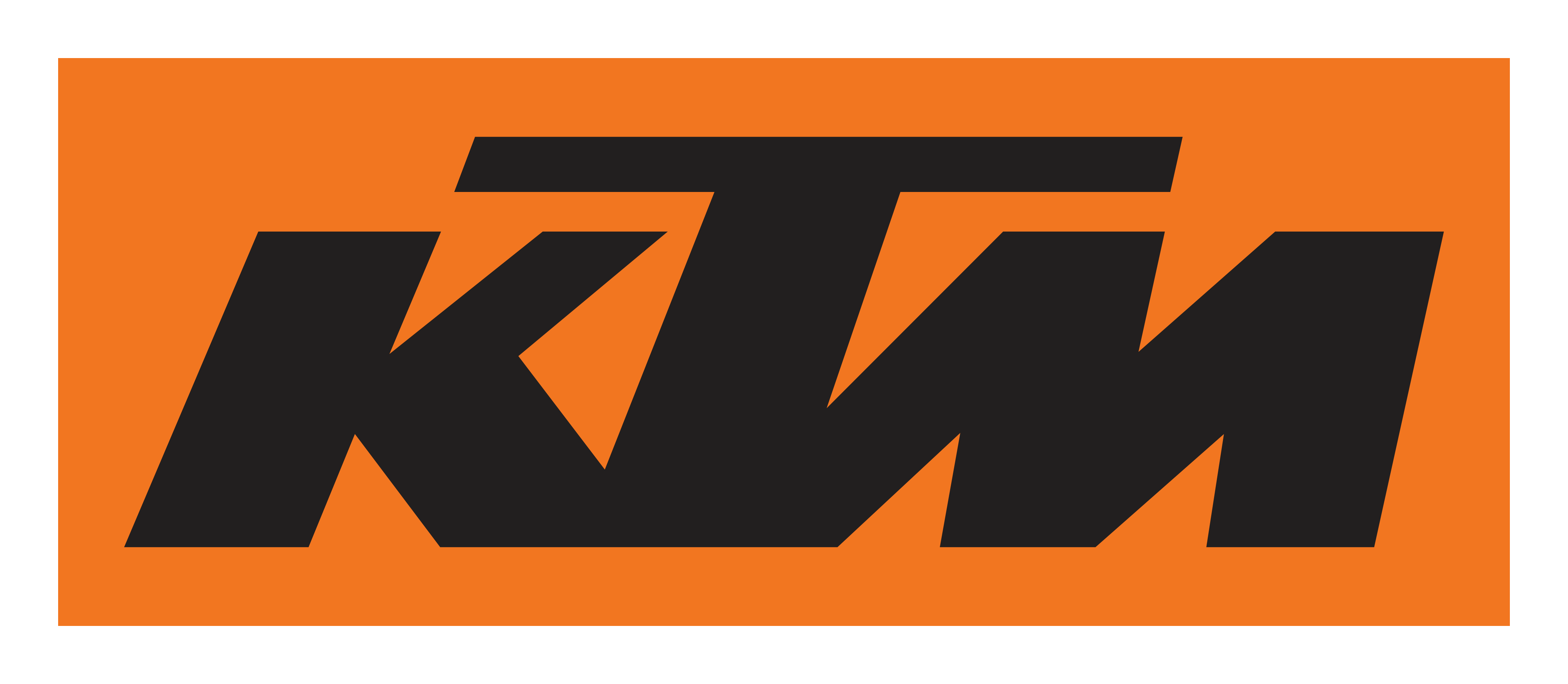 KTM logo on a transparent background