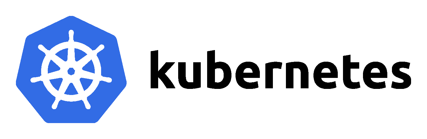 Kubernets logo on a transparent background